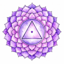Crown Chakra lotus artwork